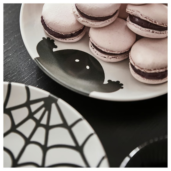 IKEA KUSTFYR Side Plate, Mixed Patterns, 8", 4 Pack (405.996.00) NEW - Picture 3 of 3